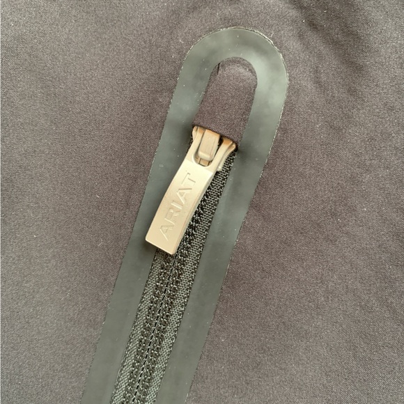 Ariat Team Softshell Jacket Black Zip Front Size Small - Picture 7 of 10